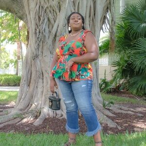 Tropical Print Shirt